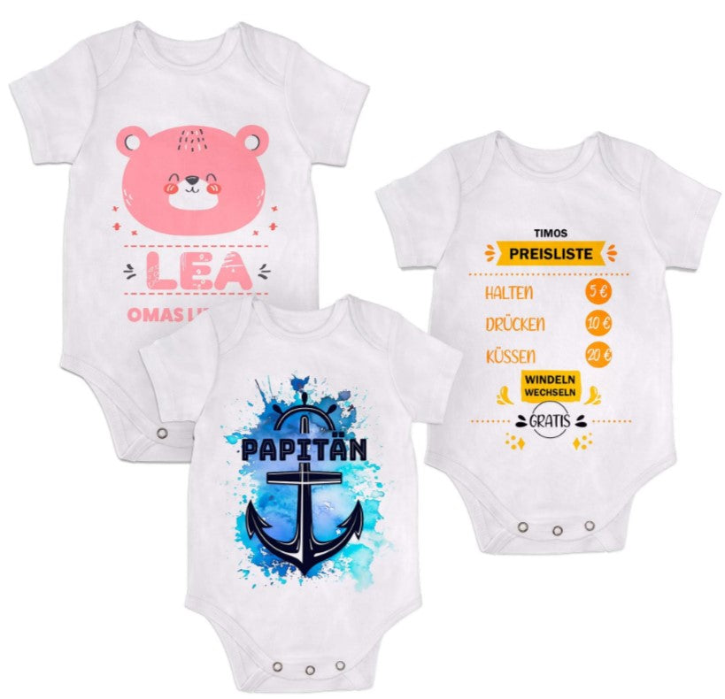 Body Bébé en 100% polyester ultra doux (sous licence type MANGA DISNEY, etc..)