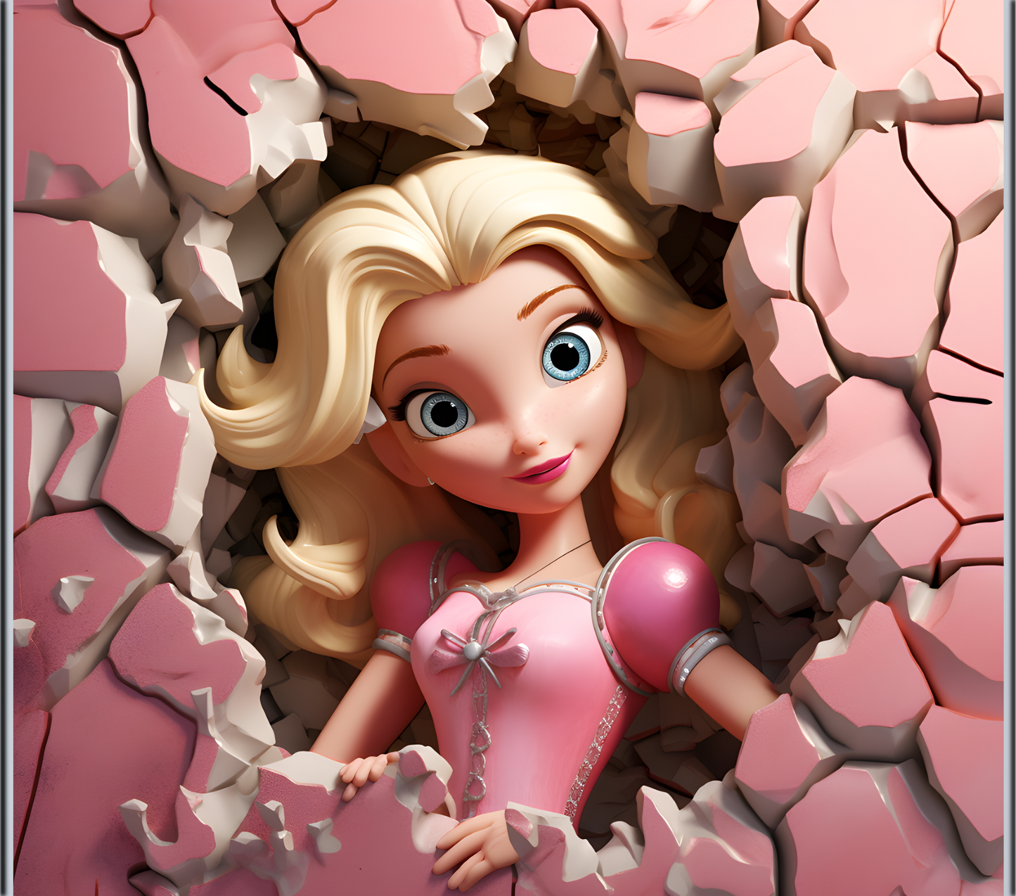 Tumbler Barbie Raiponce