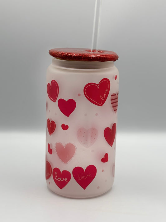 Verre à Paille st valentin