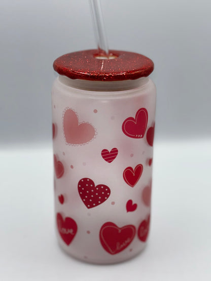 Verre à Paille st valentin